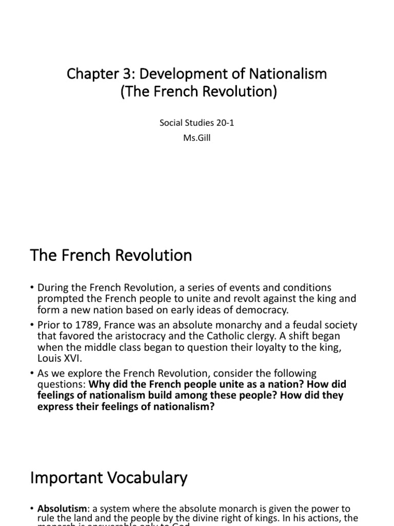 French Revolution for Students | PDF | Protestantism | Absolute Monarchy