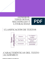 Secuencias textuales en textos académicos