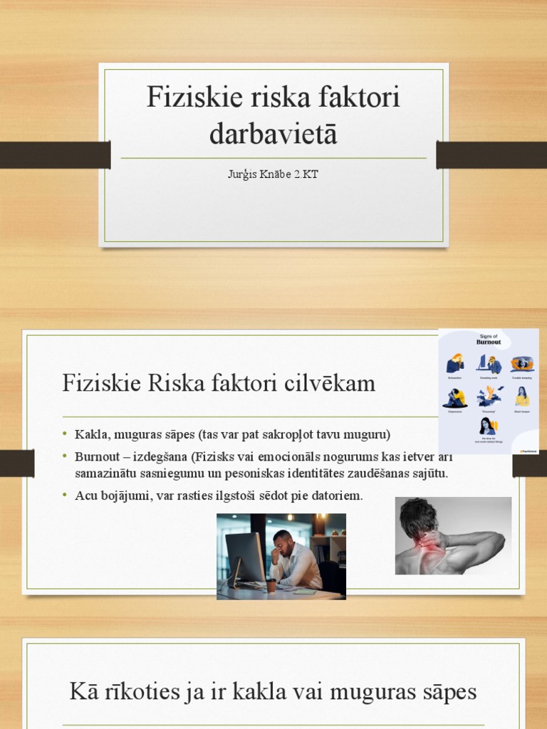 Fiziskie Riska Faktori Darbavietā | PDF
