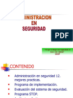 Admon en Seguridad 12 Mejores Practicas