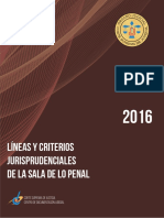 Lineas Jurisprudneicales Sala Penal 2016 PDF