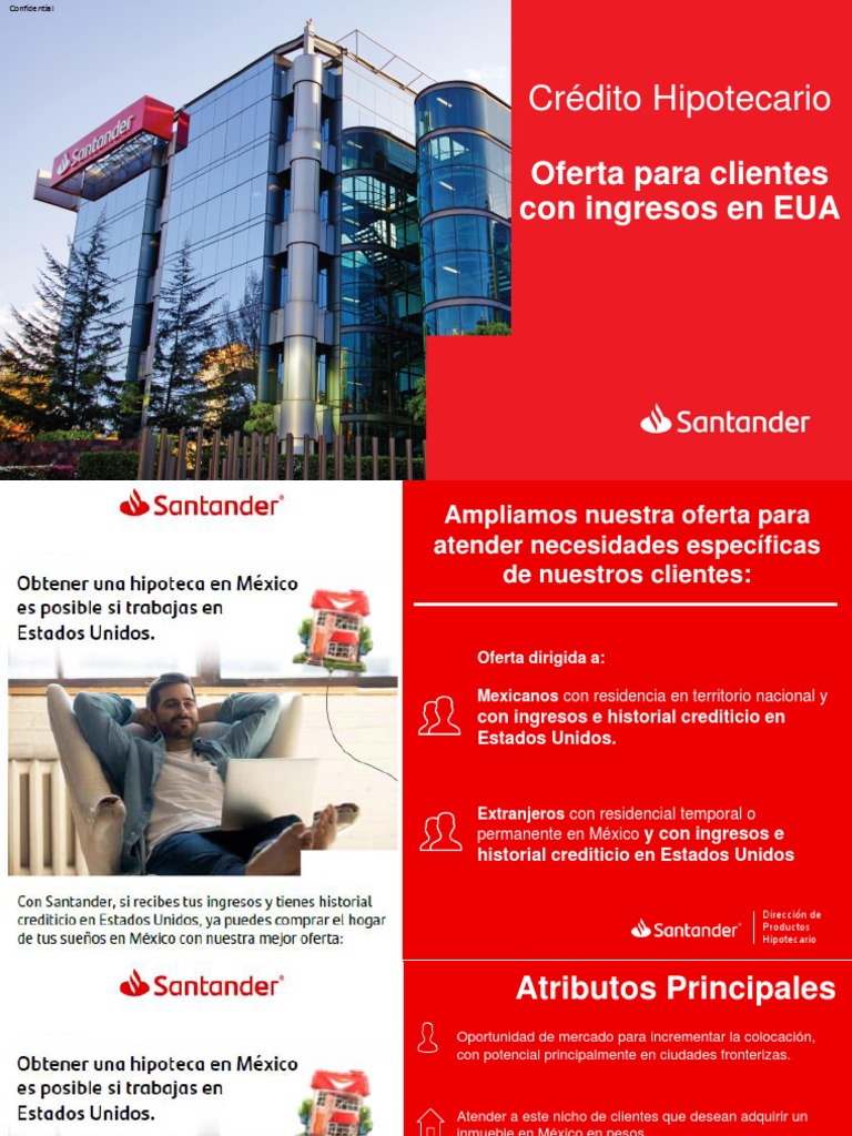 OFERTA NUEVO CLIENTE SANTANDER intelligence overview