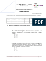 Matematicas 2° Trimestral