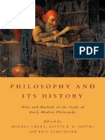 Mogens Lærke, Justin E. H. Smith, Eric Schliesser - Philosophy and Its History - Aims and Methods in The Study of Early Modern Philosophy-Oxford University Press (2013)