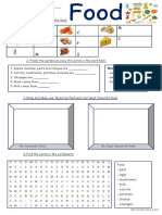 Food Worksheet