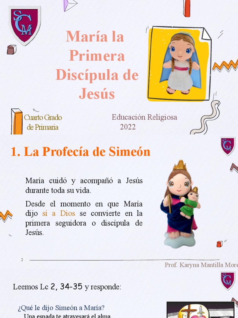 4° María La Primera Discípula de Jesús | PDF | María, madre de Jesús ...