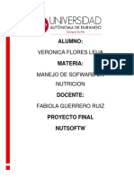 Software de Nutricion Proyecto Final