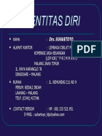 Identitas Drs. Suhartoyo LDP KJK Primmako Malang