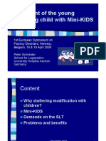 Treatment of The Young Stuttering Child With Mini Kids