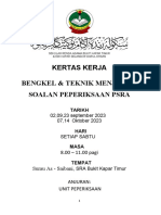 Bengkel & Teknik Menjawab Psra 2023