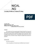 Module 2 in Technical Writing