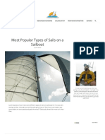 Most Popular Types of Sails On A Sailboat - Nomadic Sailing