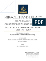 Miracle Hand Legacy: Adalah Dengan Ini, Disahkan Bahawa