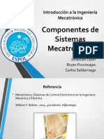 2 Intro Mecatrónica  - Componentes de sistemas mecatrónicos