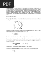 circular motion