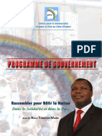 Projet Politique de l'UDPCI - 2010