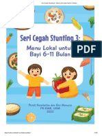 Seri Cegah Stunting 3 - Menu Lokal Untuk Bayi 6-11 Bulan