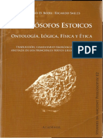 Los Filósofos Estoicos. Ontología, Lógica, Física y Ética