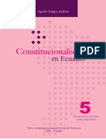 251 - Constitucionalismo en Ecuador - Agustin Grijalva Jiménez