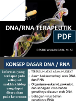 Dna/Rna Terapeutik: Destik Wulandari. M. Si