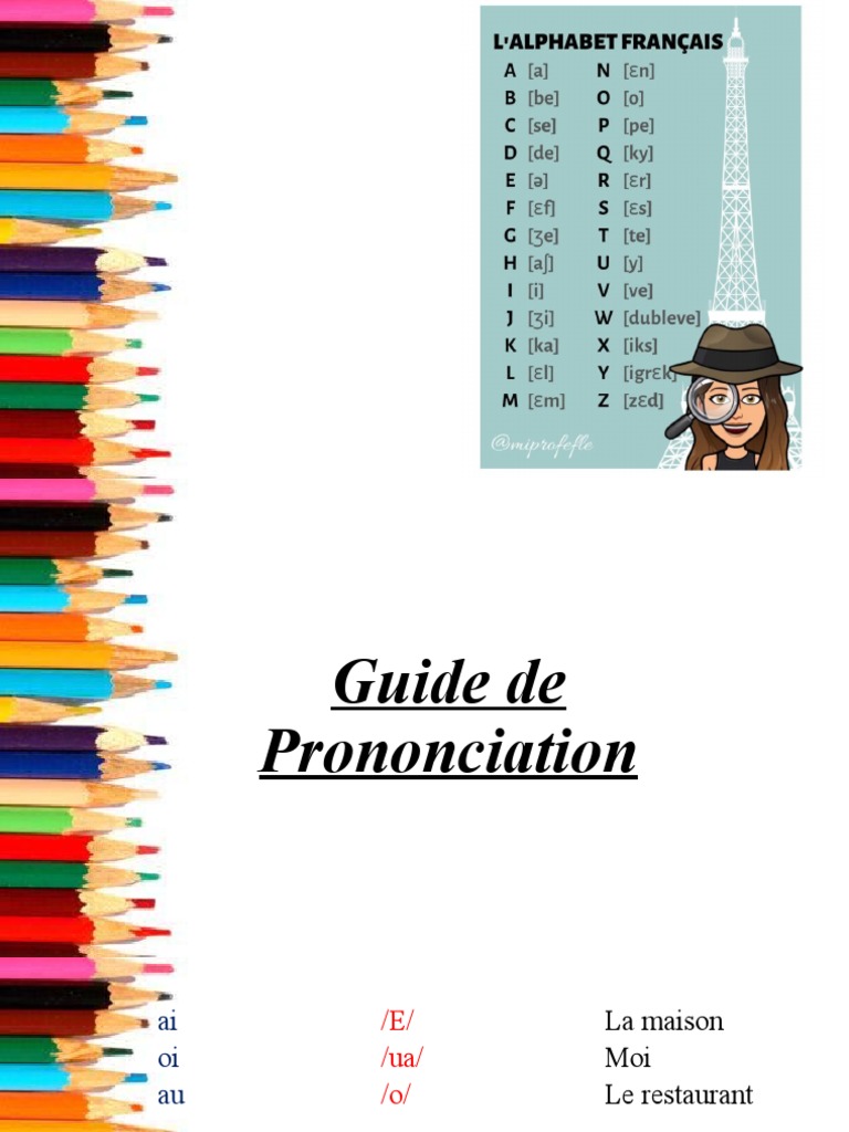 Guide de Prononciation et accents PDF