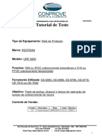 Tutorial Teste Rele PEXTRON URP2000 Sobrecorrente Neutro CTC