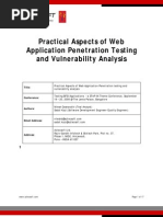 Download White Paper Practical Aspects of Web Application Penetration Testing and Vulnerability Analysis by Mindtree Ltd SN6175384 doc pdf