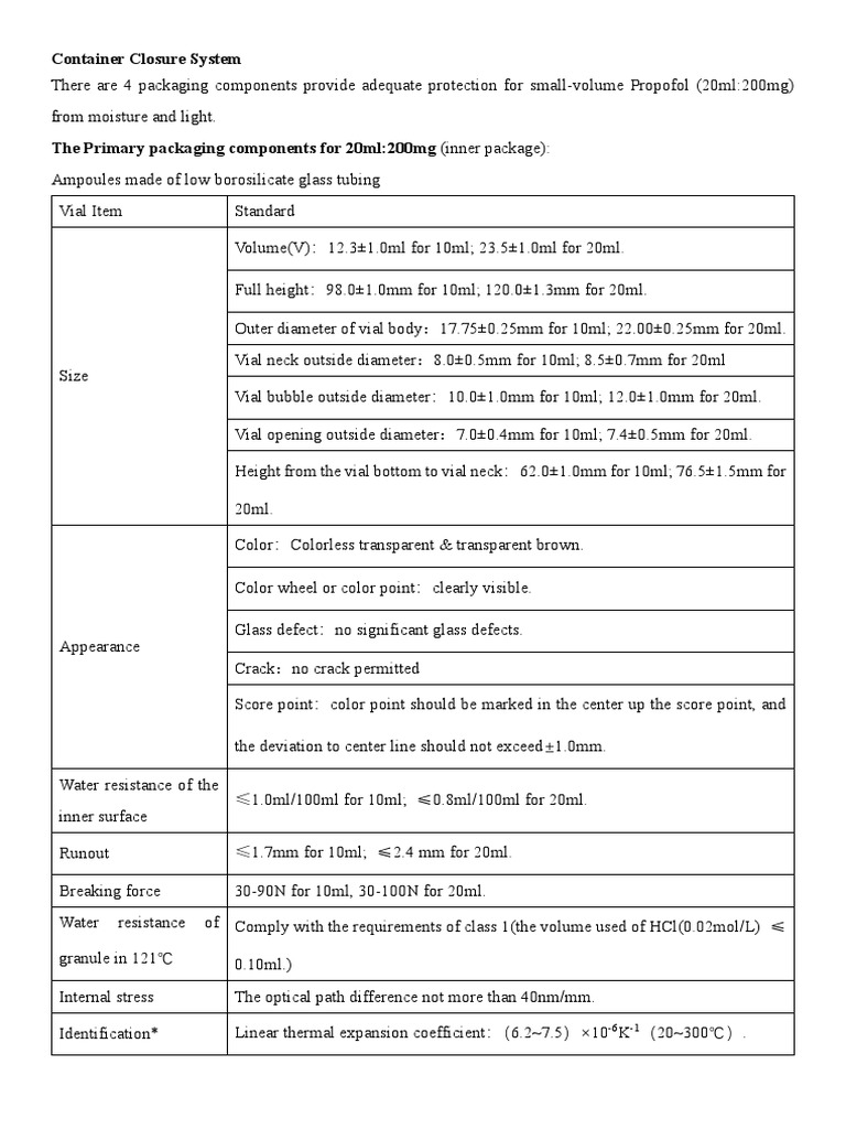 Container Closure System PDF Applied And Interdisciplinary Physics