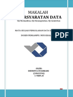 Uji Persyaratan Data