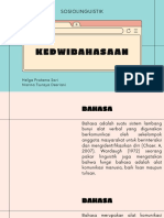Sosiolinguistik Kedwibahasaan