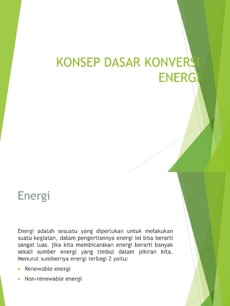 Modul Konversi Dan Konservasi Energi | PDF