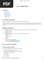 Lab 3. Digital Filters - Real Time DSP Lab Manual