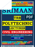 TRB Polytechnic Lecturer Civil Engineering Unit 5 Steel Structures (New Syllabus 2021) Srimaan Coaching Centre Trichy Contact 8072230063