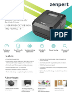 Tvs Zenpert 4t520 Barcode Printer