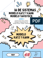 SEMANA 2 S2 - GRUPO 1 - TEORIA DE SISTEMAS - Modelo Katz y Kahn y Modelo Tavistock