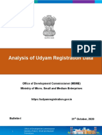 Buletin I Analysis of Udyam Registration Data