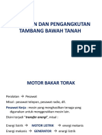 MOTOR BAKAR TORAK UNTUK PERTAMBANGAN