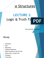 Discrete Structures - Lecture 2
