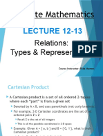 Discrete Structures - Lecture 12, 13