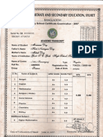 Board Exam Results and Academic Transcripts