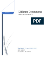 Different Departments