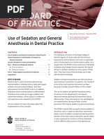 RCDSO Standard of Practice Use of Sedation and General Anesthesia