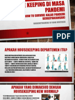 House Keeping Di Masa Pandemi