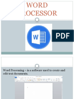 Word Processor Features and Functions in 40 Characters