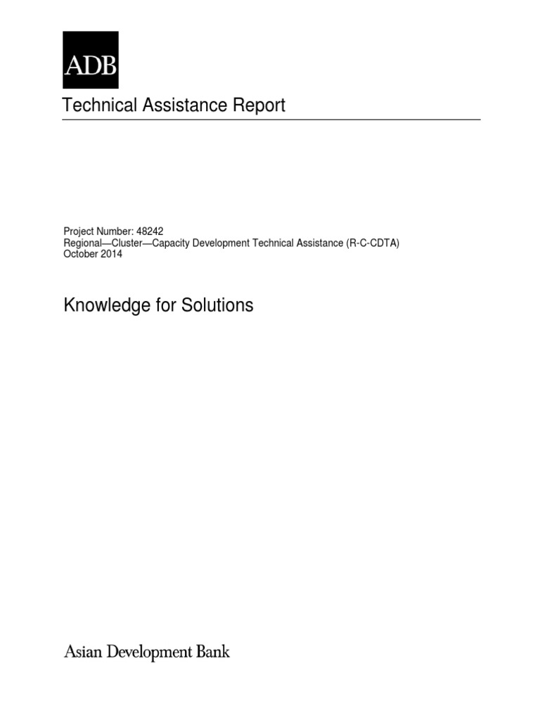 Technical Assistance Report - (ADB) | PDF | Asian Development Bank ...