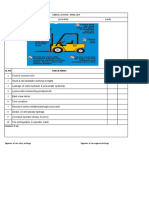 Forklift Checklist: 10 Safety Items