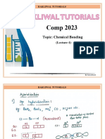 Chemical Bonding - Lecture 4