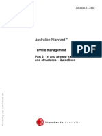 Australian Standard: Termite Management Part 2: in and Around Existing Buildings and Structures-Guidelines