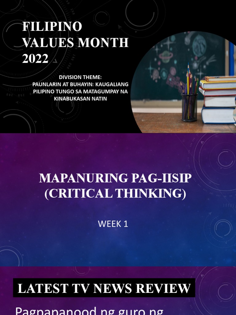 RBB - Filipino Values Month | PDF