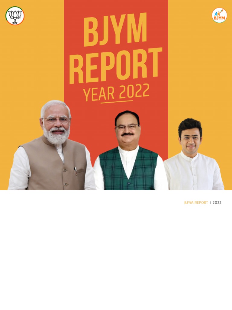 Bjym yearly report 2022 pdf narendra modi bharatiya janata party